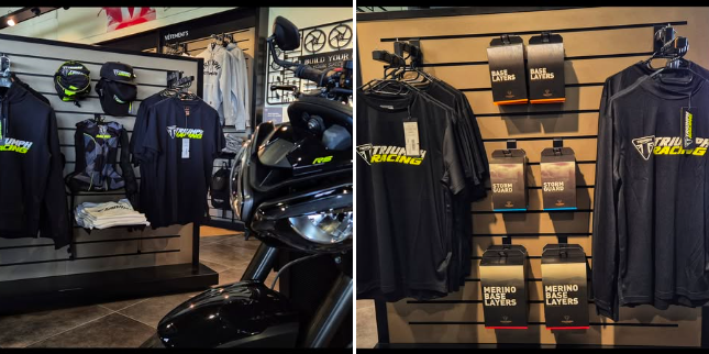 La nouvelle collection Triumph Racing est disponible dans votre concession Triumph Bruay